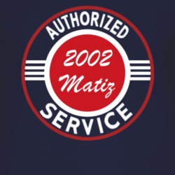 Authorized Service 2002 Pontiac Matiz Dark T Shirt