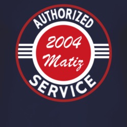 Authorized Service 2004 Pontiac Matiz Dark T Shirt