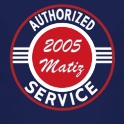 Authorized Service 2005 Pontiac Matiz Dark T Shirt