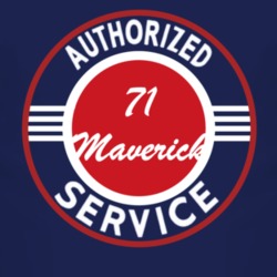 Authorized Service 1971 Maverick Dark T Shirt