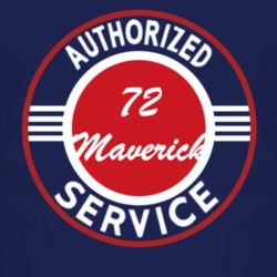 Authorized Service 1972 Maverick Dark T Shirt