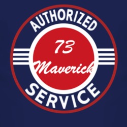 Authorized Service 1973 Maverick Dark T Shirt