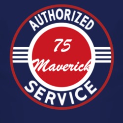 Authorized Service 1975 Maverick Dark T Shirt