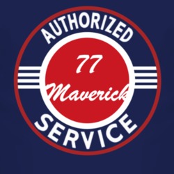 Authorized Service 1977 Maverick Dark T Shirt