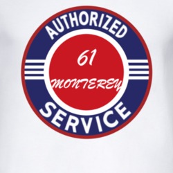 Authorized Service 1961 MERCURY MONTEREY T Shirt