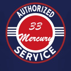 Authorized Service 1933 Chevy Mercury Dark T Shirt
