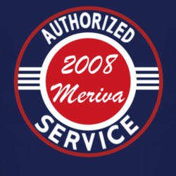Authorized Service 2008 Chevy Meriva Dark T Shirt