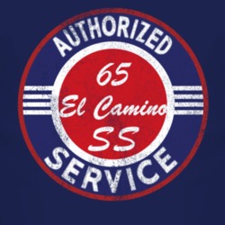 Authorized Service 1965 CHEVROLET EL CAMINO SS Distressed Look Dark T 