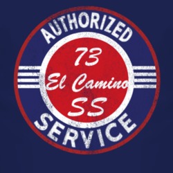 Authorized Service 1973 CHEVROLET EL CAMINO SS Distressed Look Dark T 