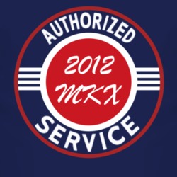 Authorized Service 2012 Lincoln MKX Dark T Shirt