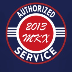 Authorized Service 2013 Lincoln MKX Dark T Shirt