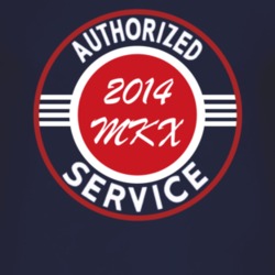 Authorized Service 2014 Lincoln MKX Dark T Shirt
