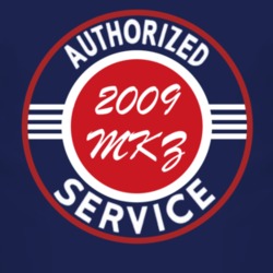 Authorized Service 2009 Lincoln MKZ Dark T Shirt