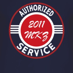 Authorized Service 2011 Lincoln MKZ Dark T Shirt