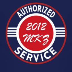 Authorized Service 2012 Lincoln MKZ Dark T Shirt