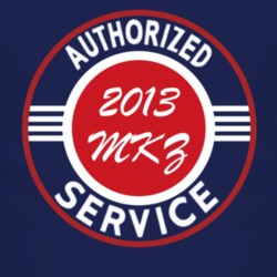 Authorized Service 2013 Lincoln MKZ Dark T Shirt