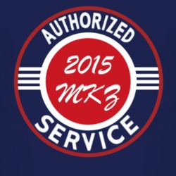 Authorized Service 2015 Lincoln MKZ Dark T Shirt