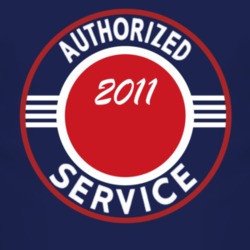 Authorized Service 2011 Mojave Dark T Shirt