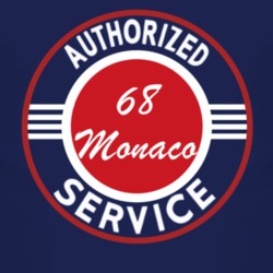 Authorized Service 1968 Dodge Monaco Dark T Shirt