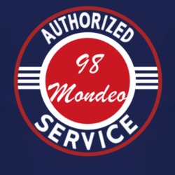 Authorized Service 1998 Mondeo Dark T Shirt