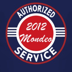 Authorized Service 2012 Mondeo Dark T Shirt