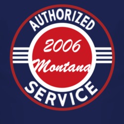 Authorized Service 2006 Chevy Montana Dark T Shirt