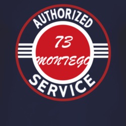 Authorized Service 1973 MERCURY MONTEGO Dark T Shirt
