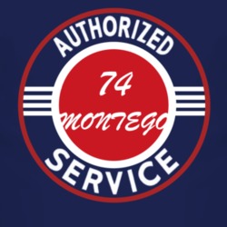 Authorized Service 1974 MERCURY MONTEGO Dark T Shirt