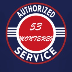 Authorized Service 1953 MERCURY MONTEREY Dark T Shirt