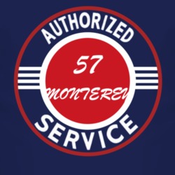 Authorized Service 1957 MERCURY MONTEREY Dark T Shirt