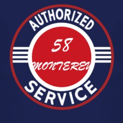 Authorized Service 1958 MERCURY MONTEREY Dark T Shirt