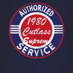 Authorized Service 1980 Oldsmobile Cutlass Supreme Distressed Look Dar
