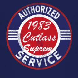 Authorized Service 1983 Oldsmobile Cutlass Supreme Distressed Look Dar