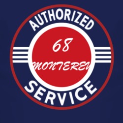 Authorized Service 1968 MERCURY MONTEREY Dark T Shirt