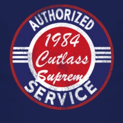 Authorized Service 1984 Oldsmobile Cutlass Supreme Distressed Look Dar