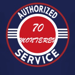 Authorized Service 1970 MERCURY MONTEREY Dark T Shirt