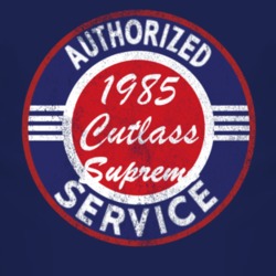 Authorized Service 1985 Oldsmobile Cutlass Supreme Distressed Look Dar