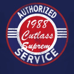 Authorized Service 1988 Oldsmobile Cutlass Supreme Distressed Look Dar
