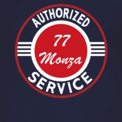 Authorized Service 1977 Chevy Monza Dark T Shirt
