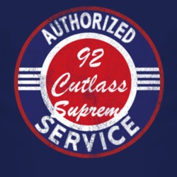 Authorized Service 1992 Oldsmobile Cutlass Supreme Distressed Look Dar