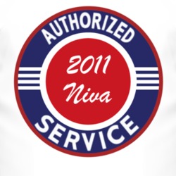 Authorized Service 2011 Chevy Niva T Shirt