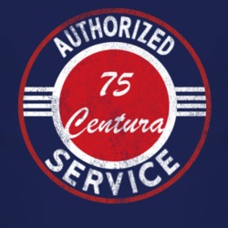 Authorized Service 1975 Chrysler Centura Distressed Look Dark T Shirt