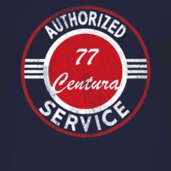 Authorized Service 1977 Chrysler Centura Distressed Look Dark T Shirt