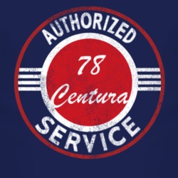Authorized Service 1978 Chrysler Centura Distressed Look Dark T Shirt