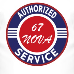 Authorized Service 1967 CHEVY NOVA T Shirt