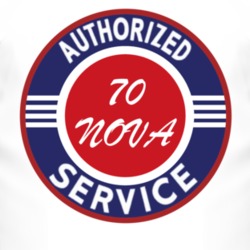 Authorized Service 1970 CHEVY NOVA T Shirt