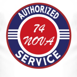 Authorized Service 1974 CHEVY NOVA T Shirt