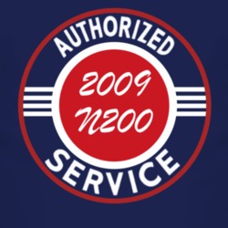 Authorized Service 2009 Chevy N200 Dark T Shirt