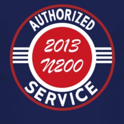 Authorized Service 2013 Chevy N200 Dark T Shirt