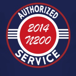 Authorized Service 2014 Chevy N200 Dark T Shirt